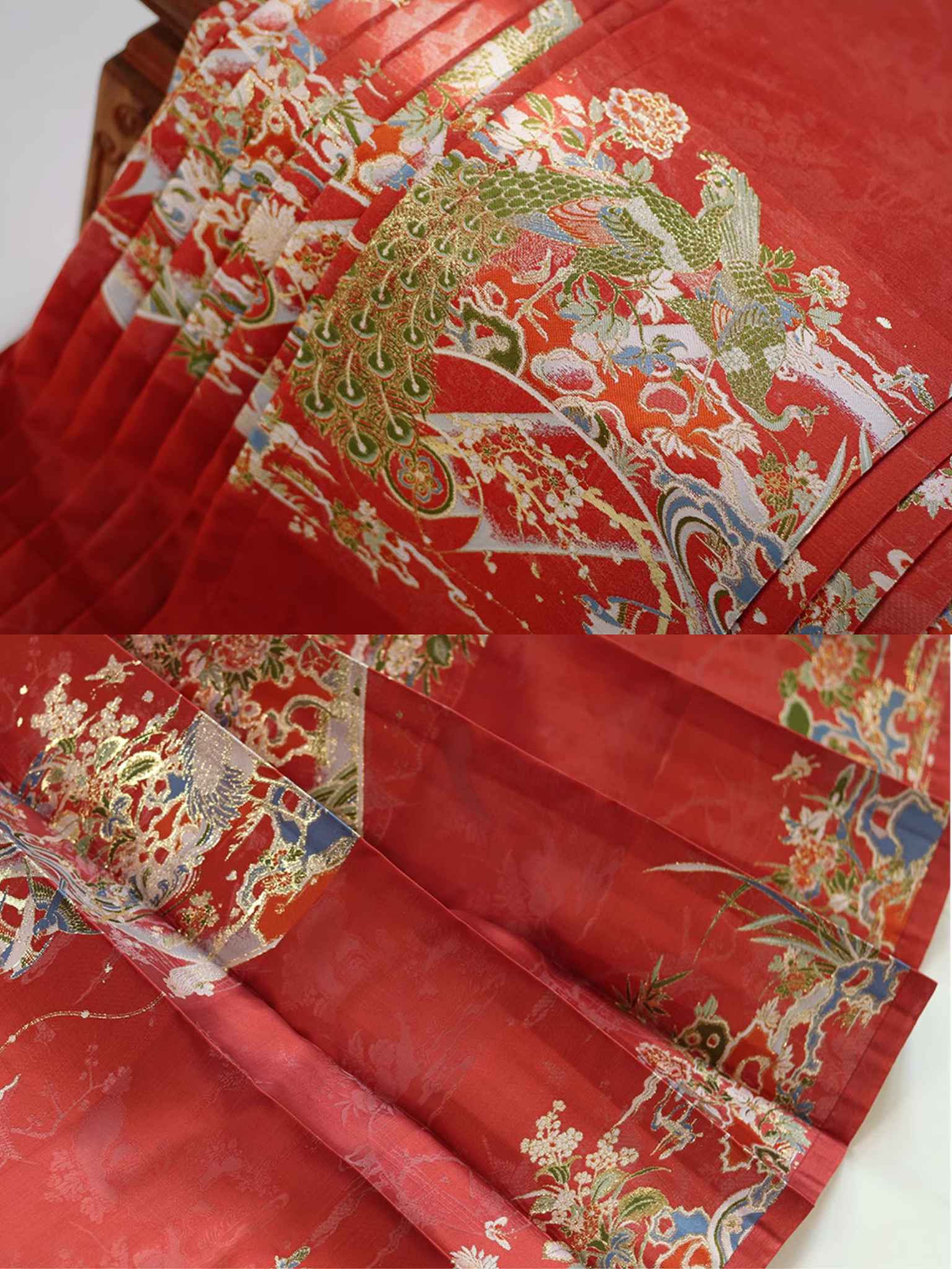 Yanzi 燕子 Golden Flowers & Auspicious Birds Middle Ming Mamian Qun