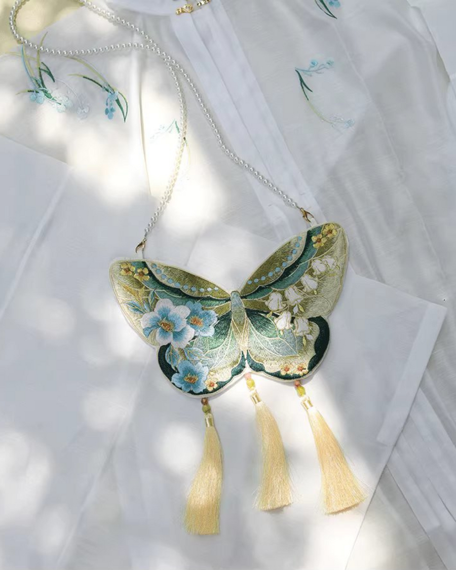 Double Papillon 双面蝴蝶 Sac à Main Réversible