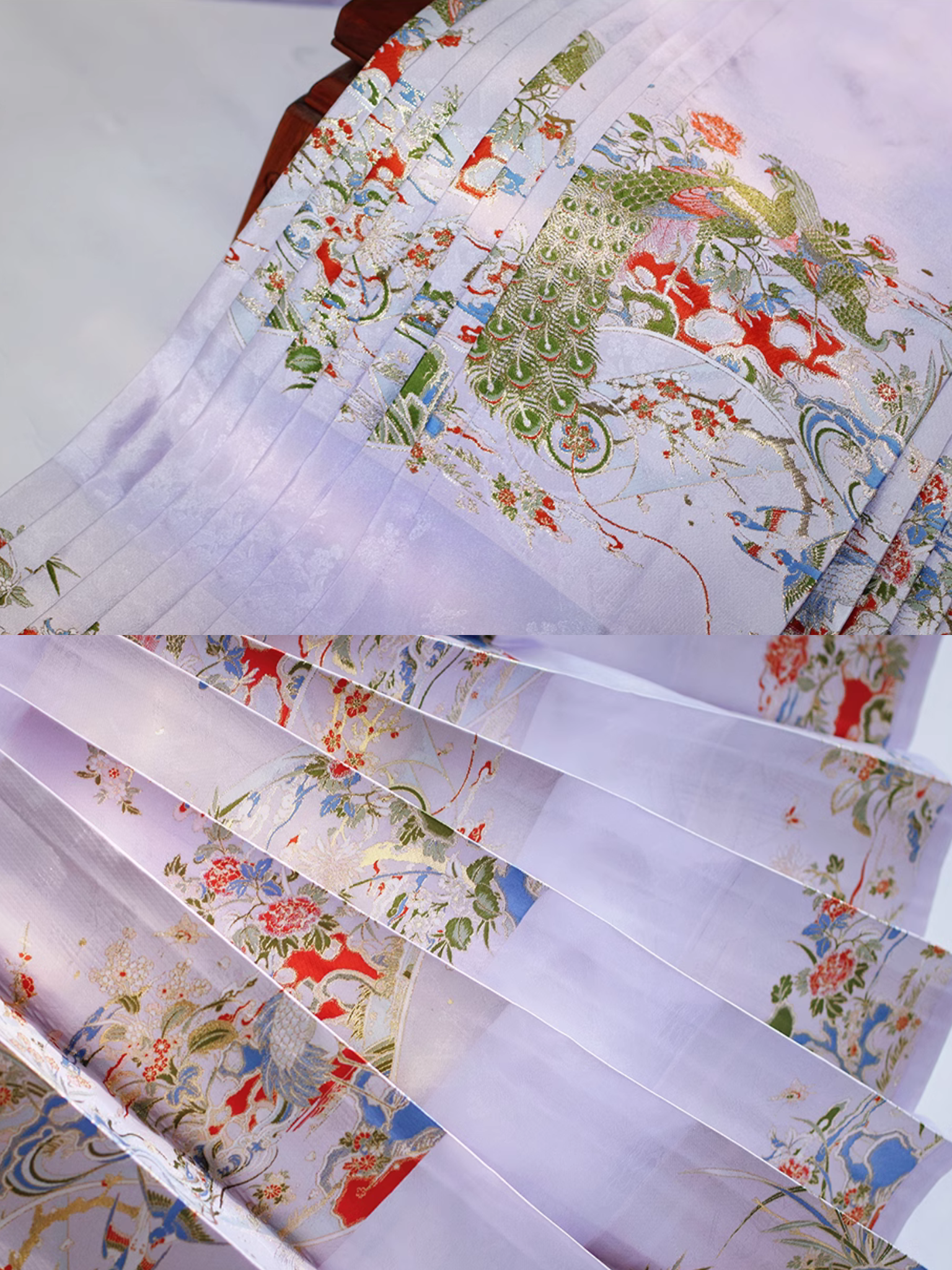 Yanzi 燕子 Golden Flowers & Auspicious Birds Middle Ming Mamian Qun