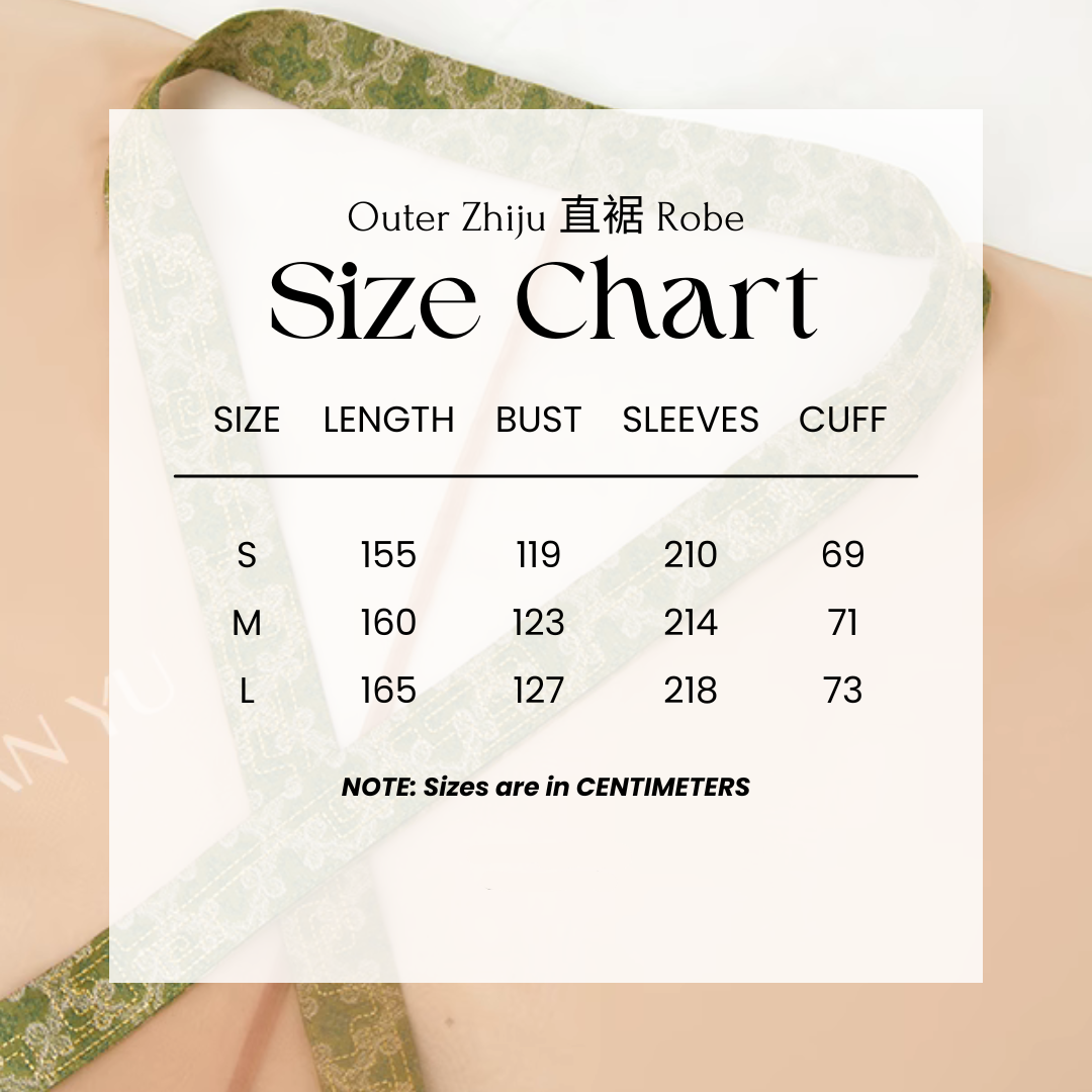 Jiu Shao 九韶 Ninth Harmony Fantasy Han Dynasty Pearl Zhiju Straight Hem Robe Set