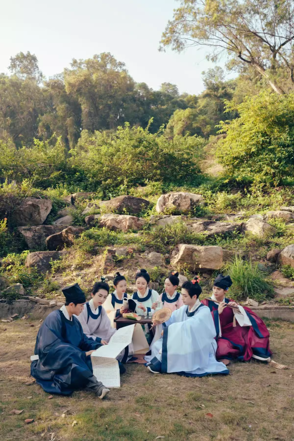 Robe pour hommes de la dynastie des Song savants Xue Shi 学士