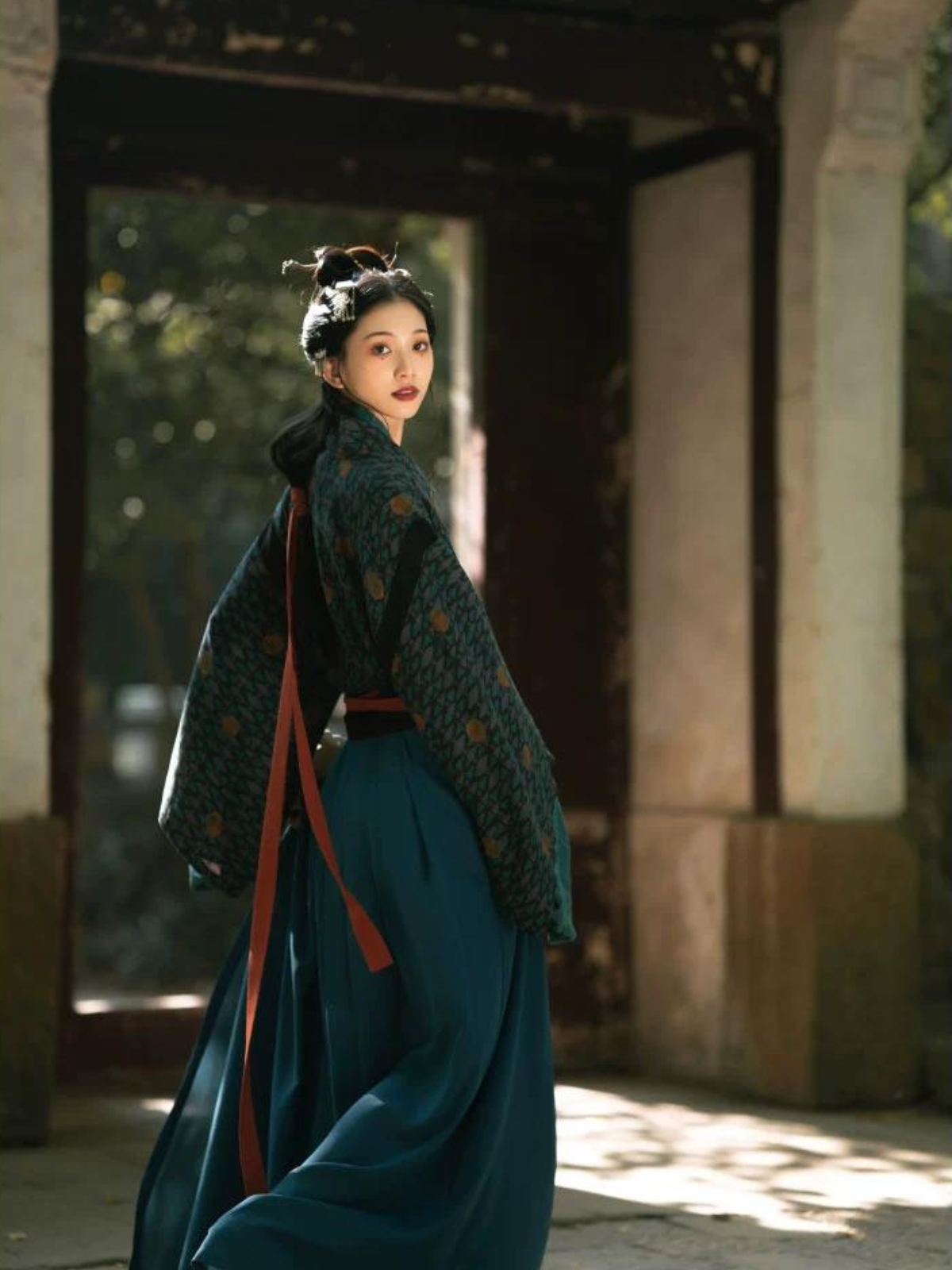 Ensemble Ruqun de restauration de la dynastie Jin Yebu 野步