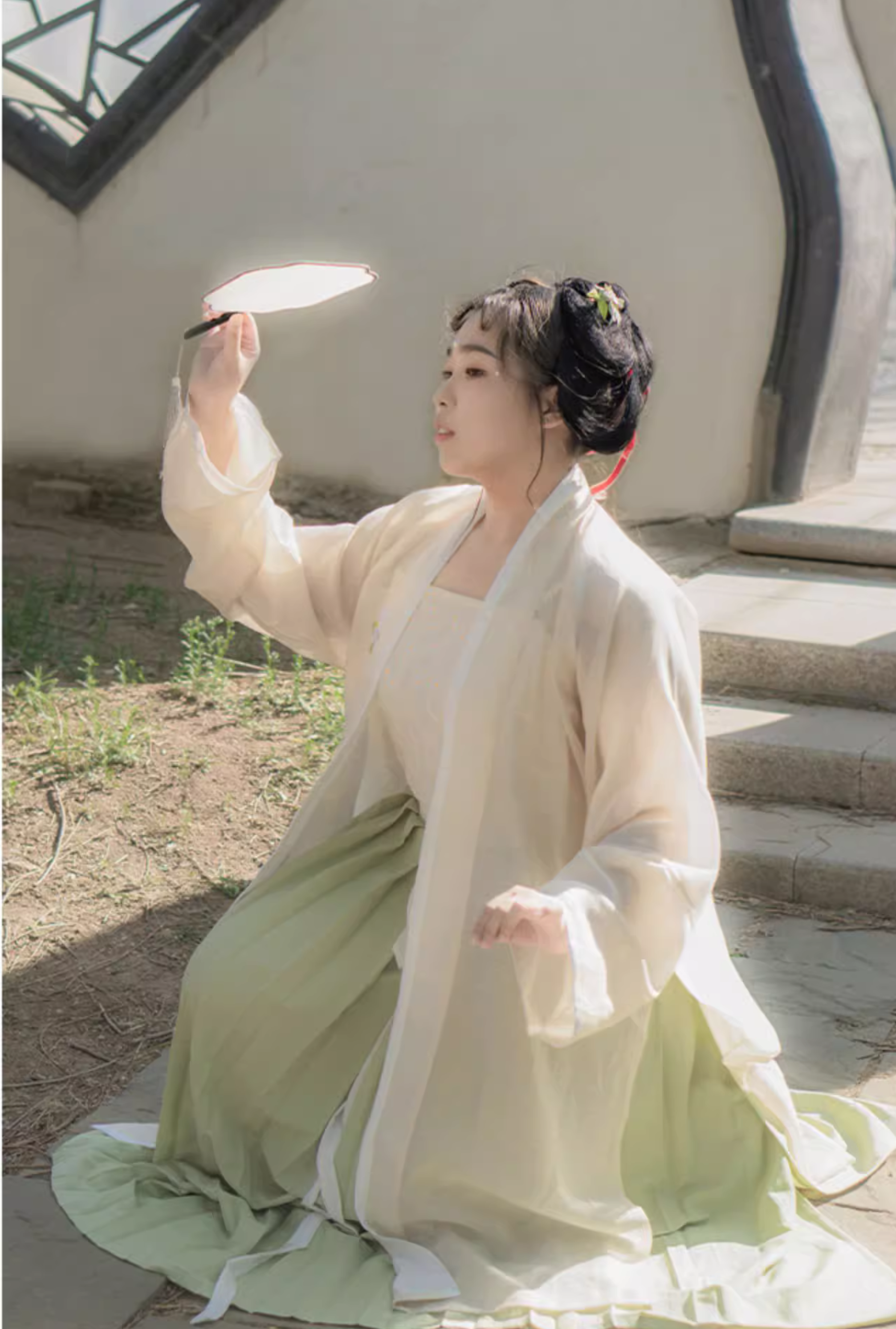 Xiao Chuju 小雏菊 Модернизированный комплект «Маленькие ромашки» «Династия Сун», хлопок большого размера Beizi Baidiequn Ruqun