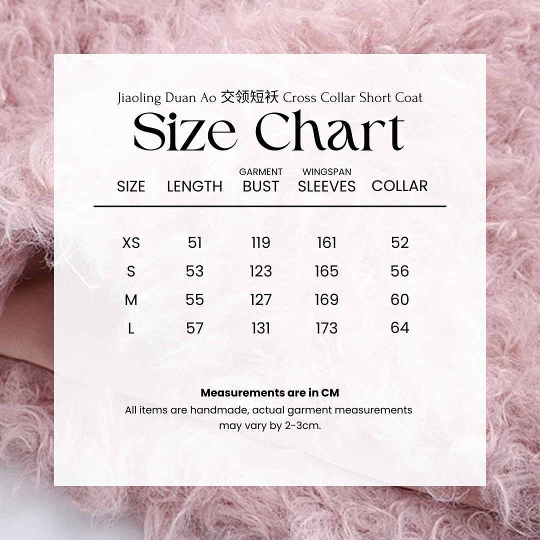 Bai Fu 百福 Hundred Wishes Modern Wei Ming Fur Cross Collar Coat & Velvet Poqun Skirt Set