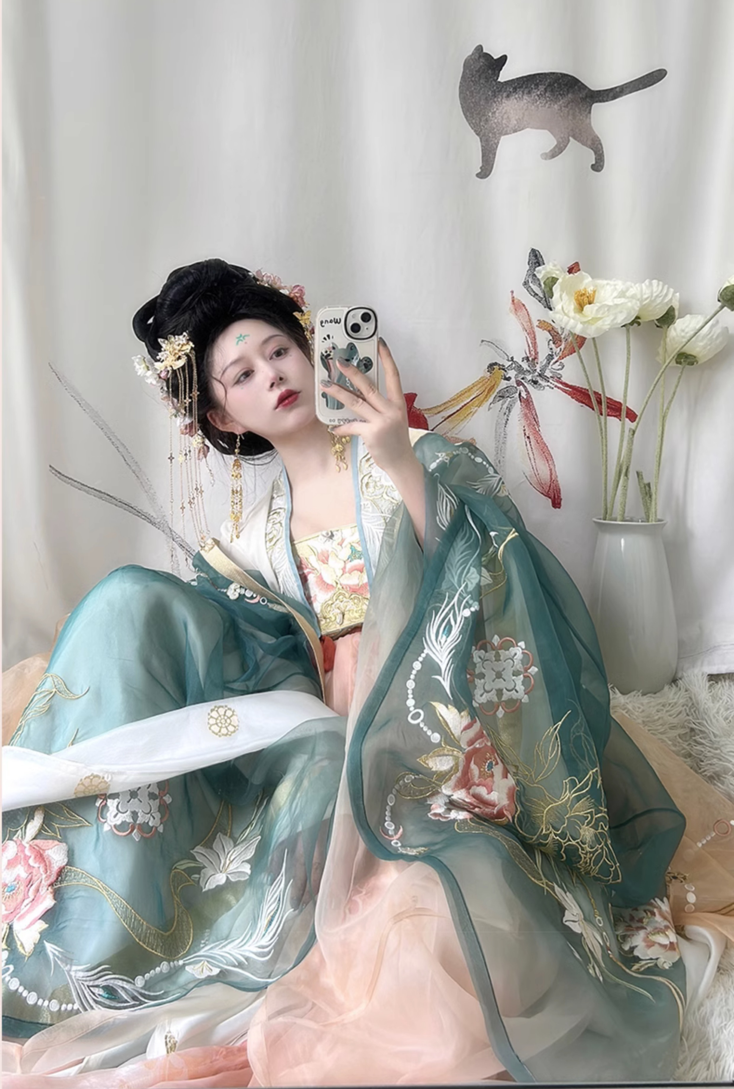Yun Meng 云梦 Модернизированный набор Cloudy Dreams Lotus Fairy Heziqun династии Тан