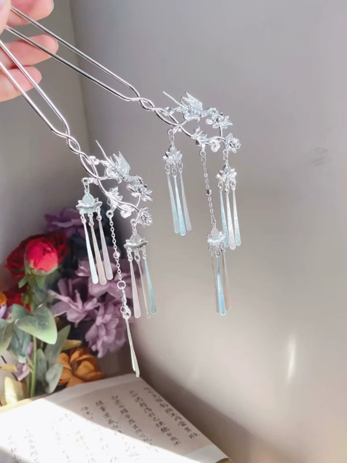 Металлические заколки для волос Maque Ge 麻雀歌 Sparrow Song