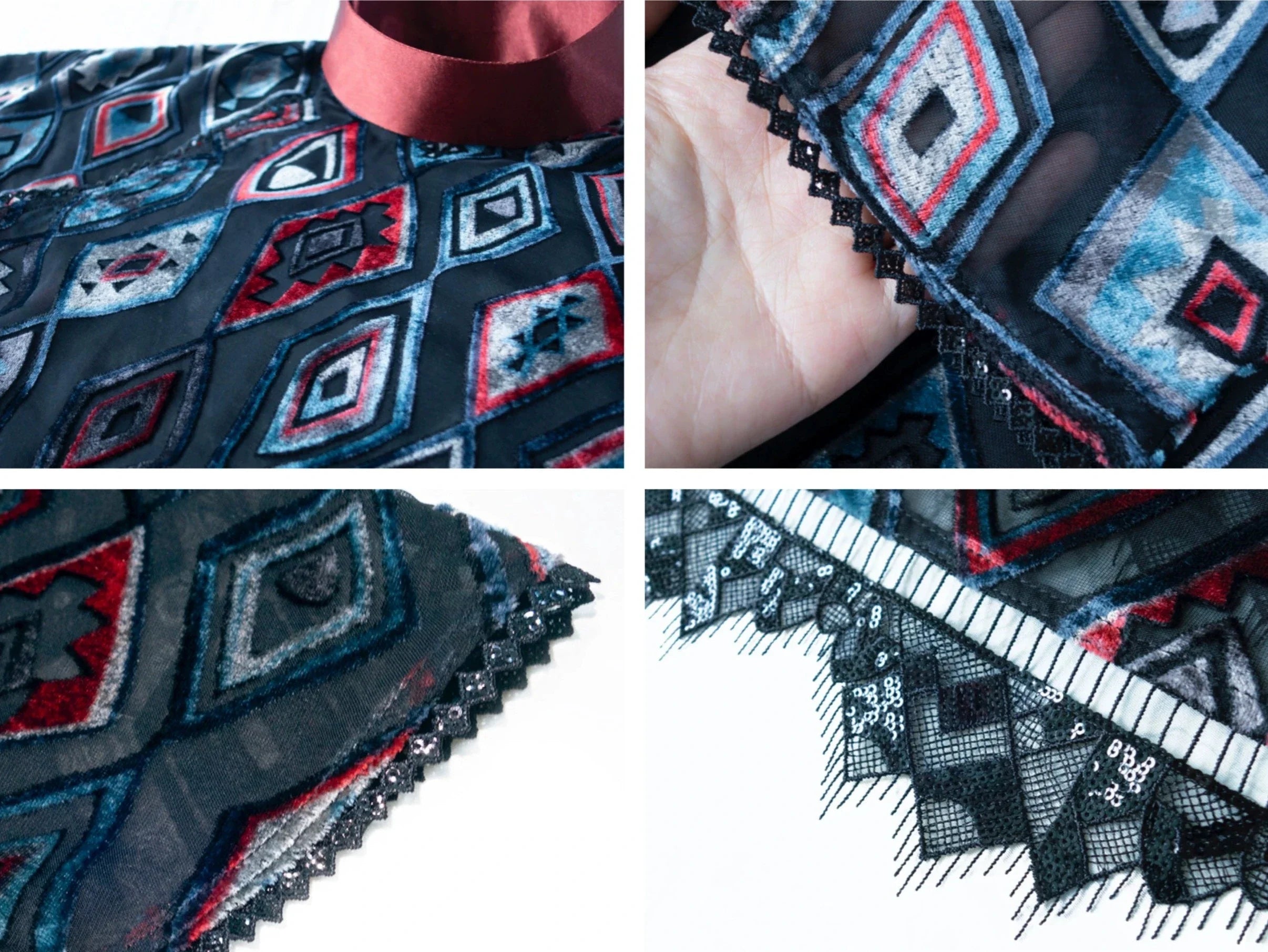 Гэтсби 盖茨比 Ципао из прозрачного бархата с бутылочным горлышком 1920-х годов