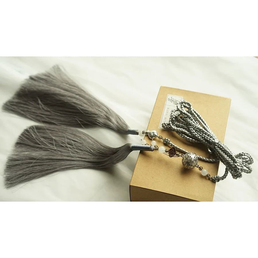 Yufu 渔夫 Рыбацкий пояс с кисточками, унисекс, аксессуар Hanfu