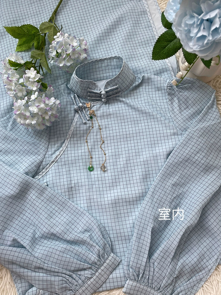 Shu Ci 书辞 Ципао с рукавом-фонариком на каждый день, мазок кистью, 1930-е годы