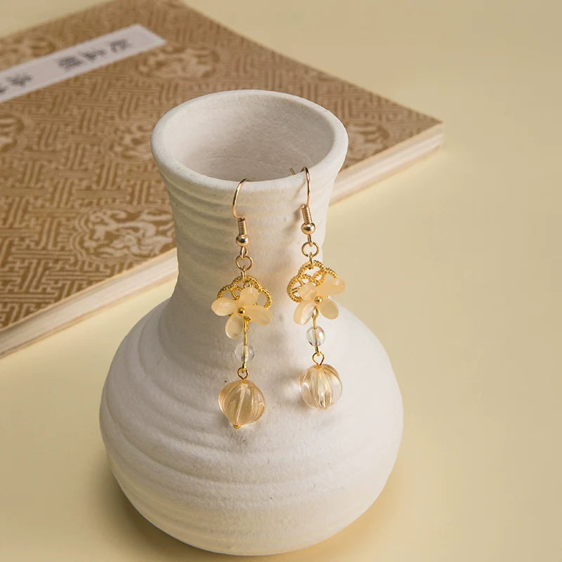 Osmanthus Vin Doux 桂花甜酒 Collier Bracelet Ensemble de Bijoux