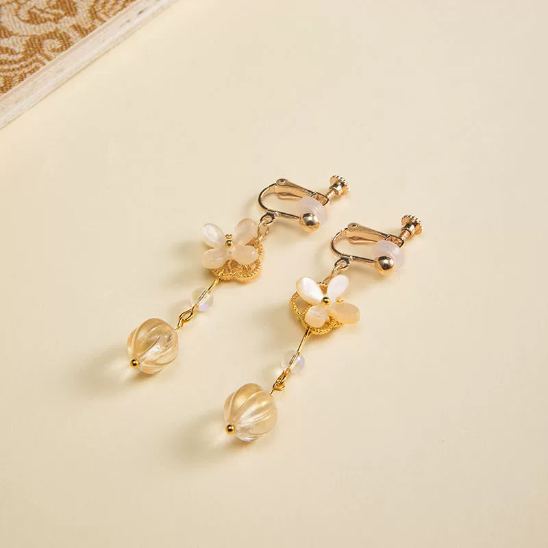 Osmanthus Vin Doux 桂花甜酒 Collier Bracelet Ensemble de Bijoux