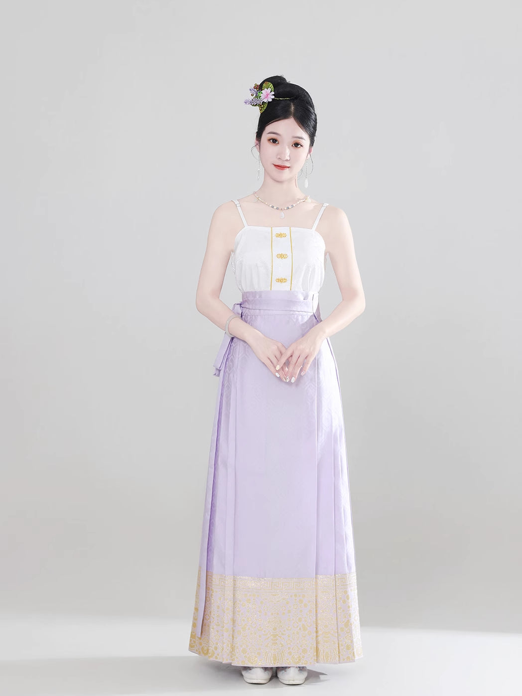 Бао Цза 宝藏 Драгоценные сокровища Юбка Мамиан династии Мин