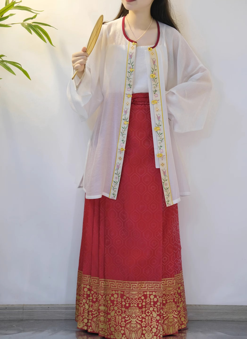 Бао Цза 宝藏 Драгоценные сокровища Юбка Мамиан династии Мин