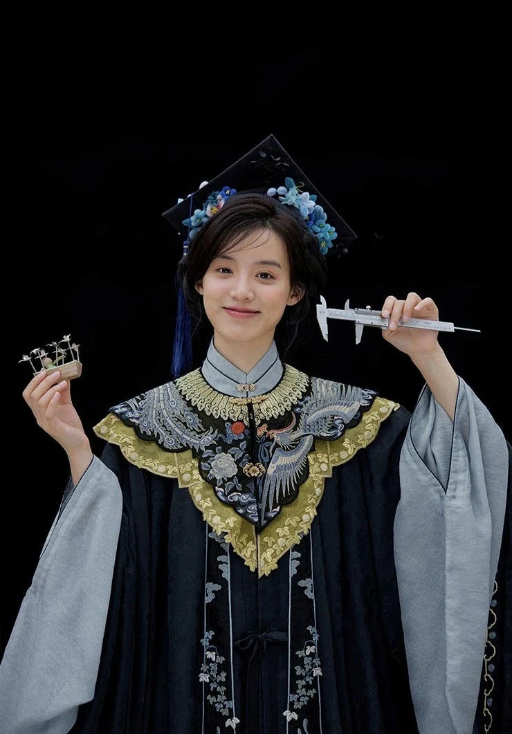 Danfeng Chaoyang 丹凤朝阳 Dawning Phoenix Индивидуальные кружевные разнообразные воротники-облака