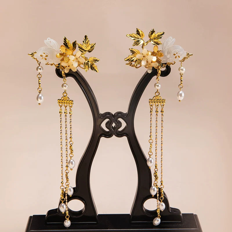 Osmanthus Vin Doux 桂花甜酒 Collier Bracelet Ensemble de Bijoux