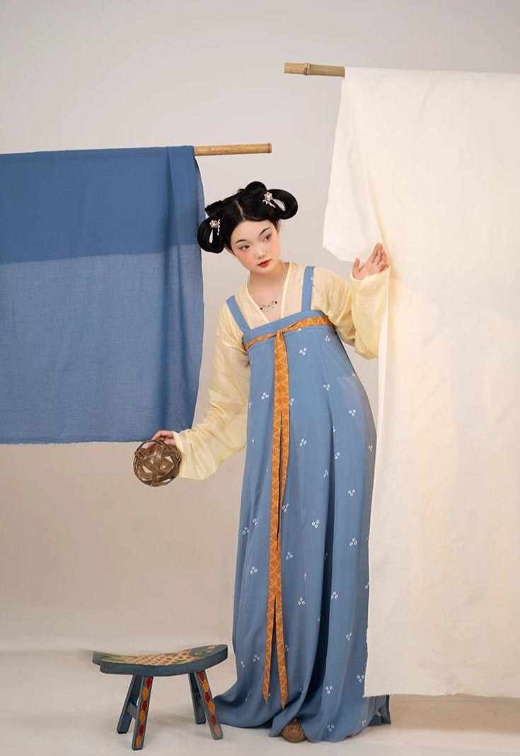 Yuan Yang 鸳鸯 Canard Mandarin Hanfu d'été de la dynastie Tang