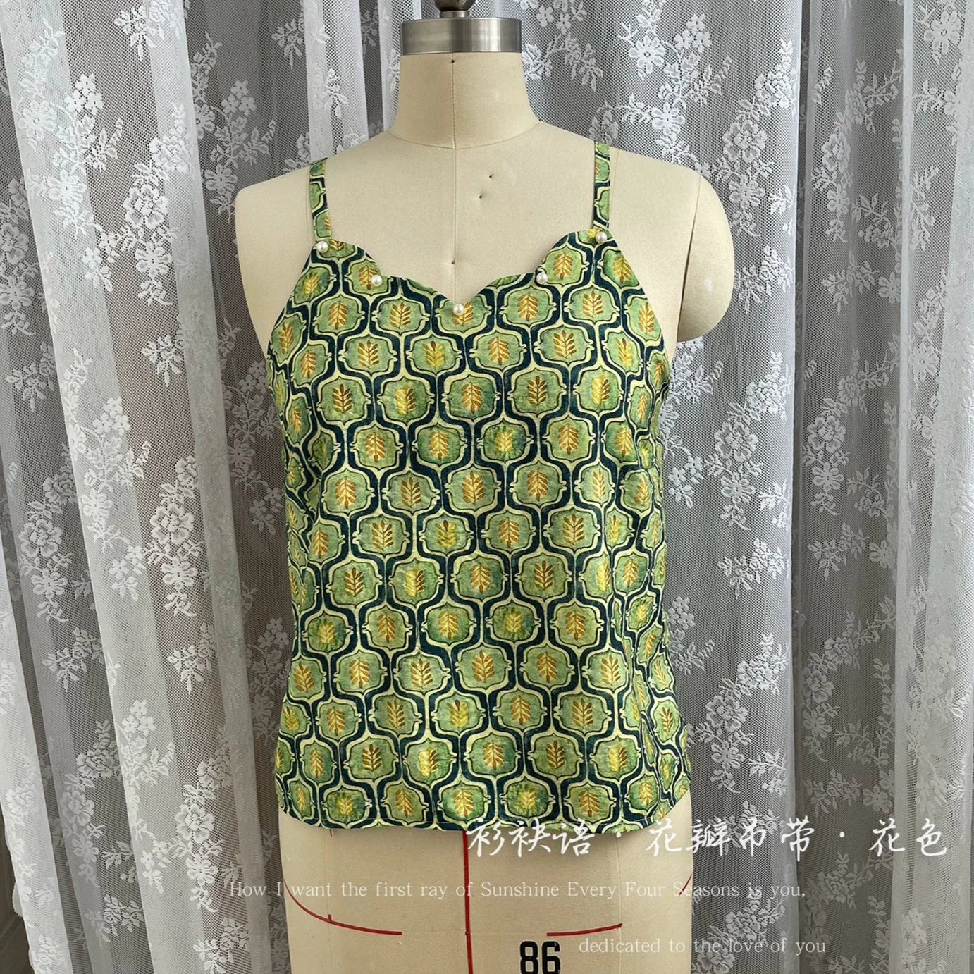 Hua Ban 花瓣 Модернизированные топы Moxiong с рисунком лепестков династии Сун