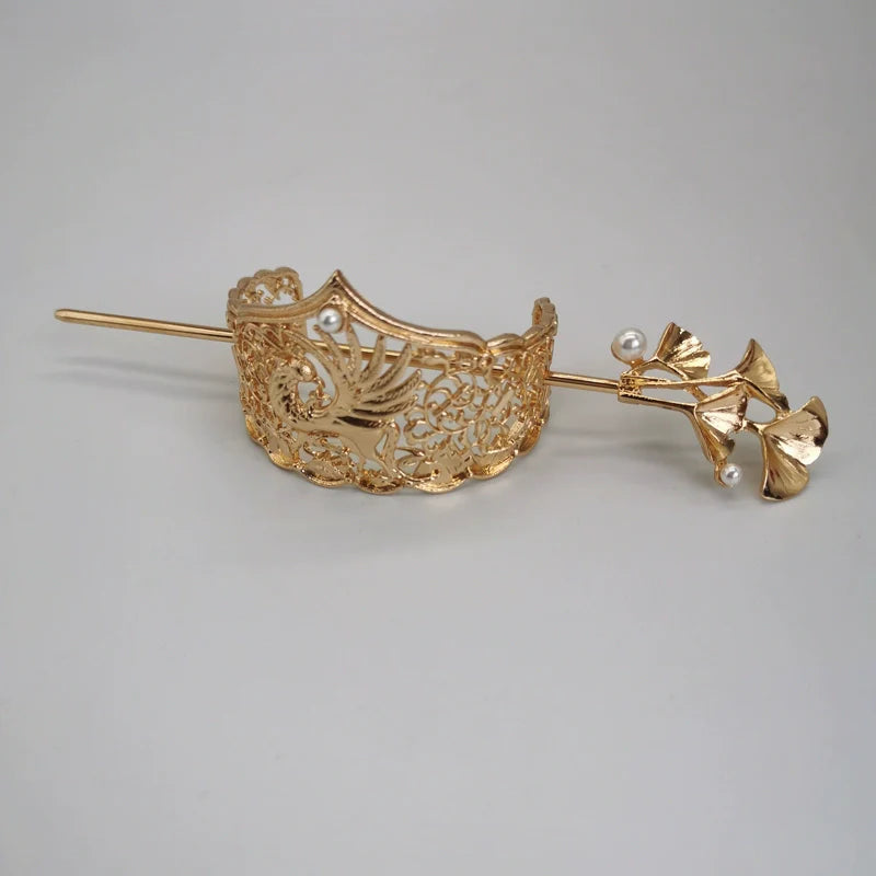 Shiying Gong 石英宫 Quartz Palace Couronne et épingle unisexes