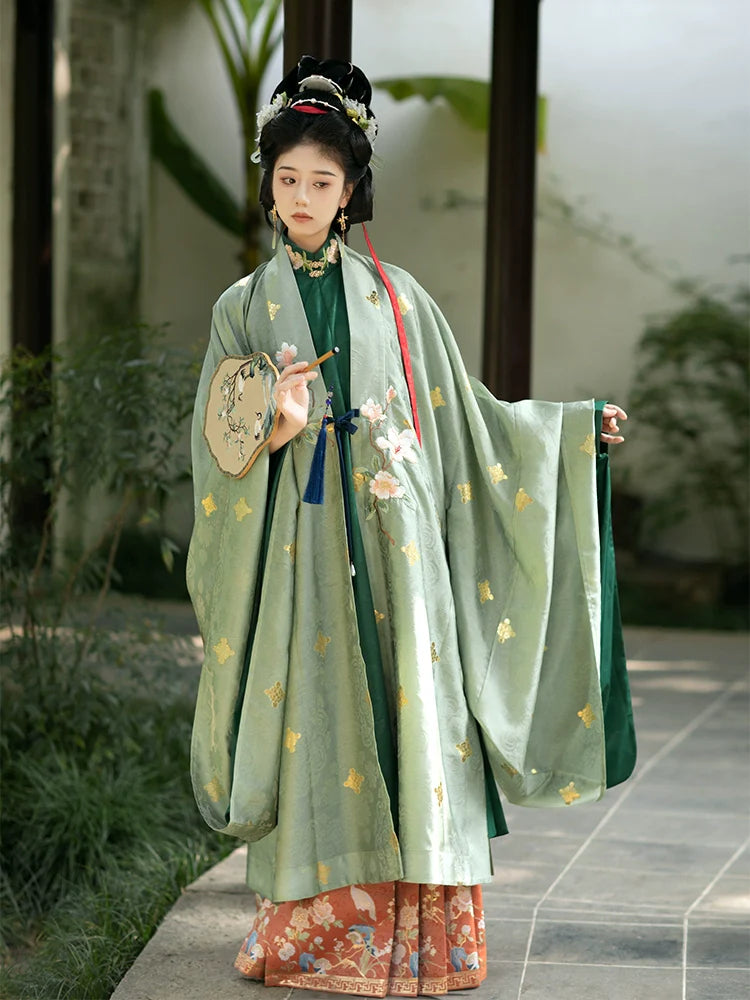 Yulan Ying 玉兰影 Magnolia Shadow Dynastie Ming Printemps Été Hanfu