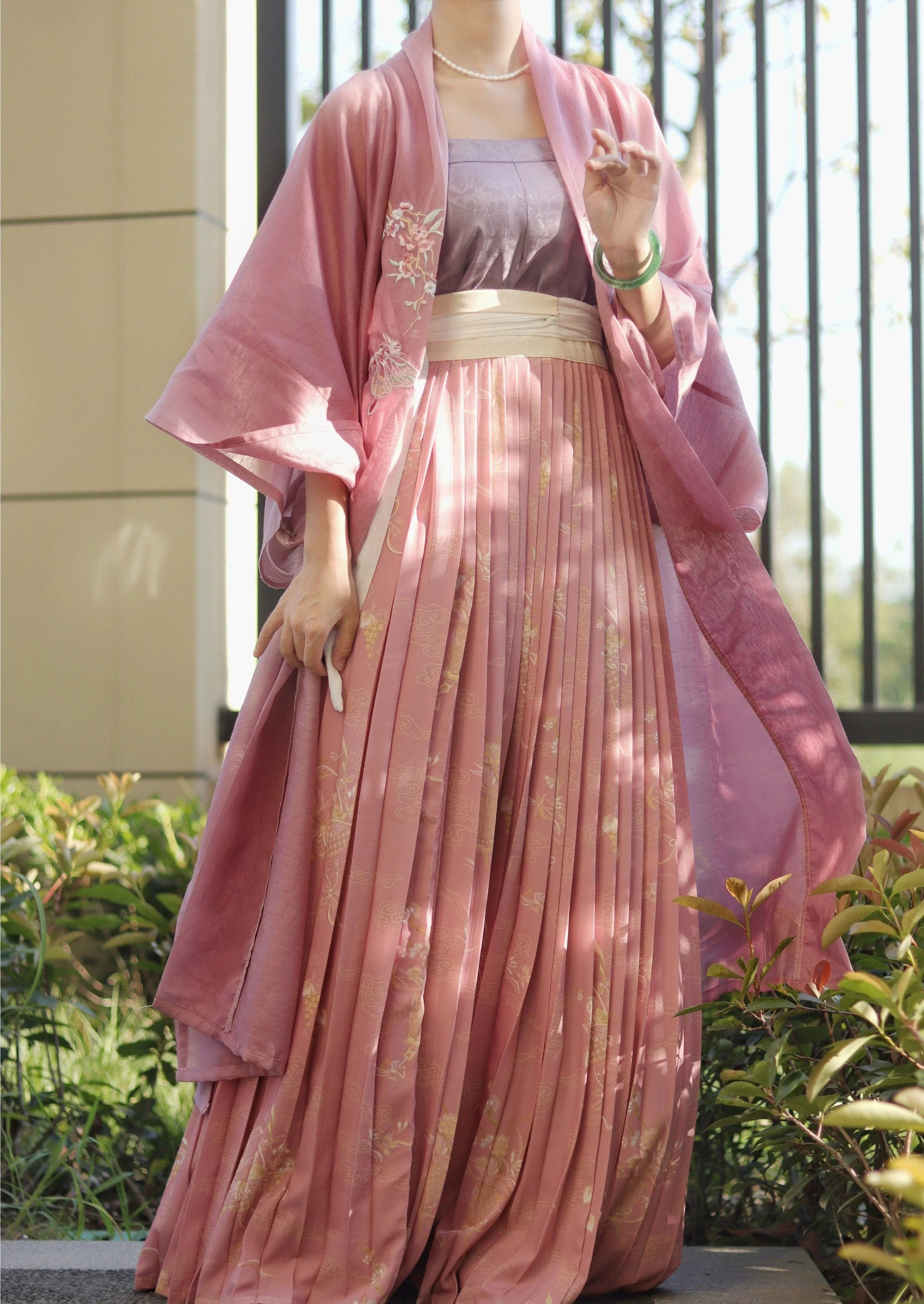 Yunjian Yilan 云间一篮 Юбка Baidiequn «Корзина в облаках» династии Сун