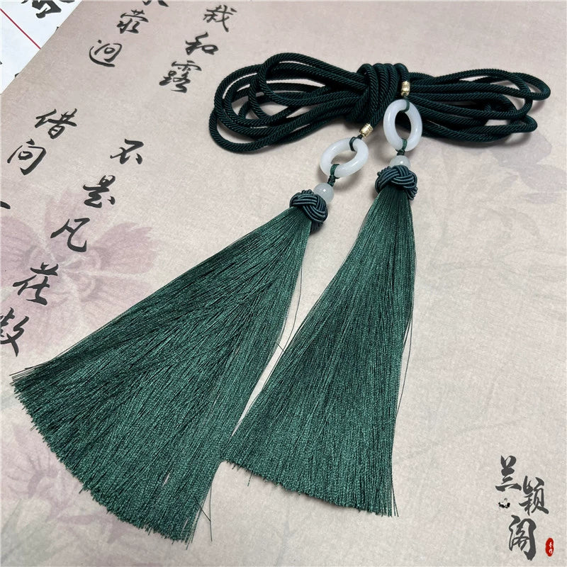 Liusu 流苏 Ремень с кисточками унисекс, аксессуар Hanfu