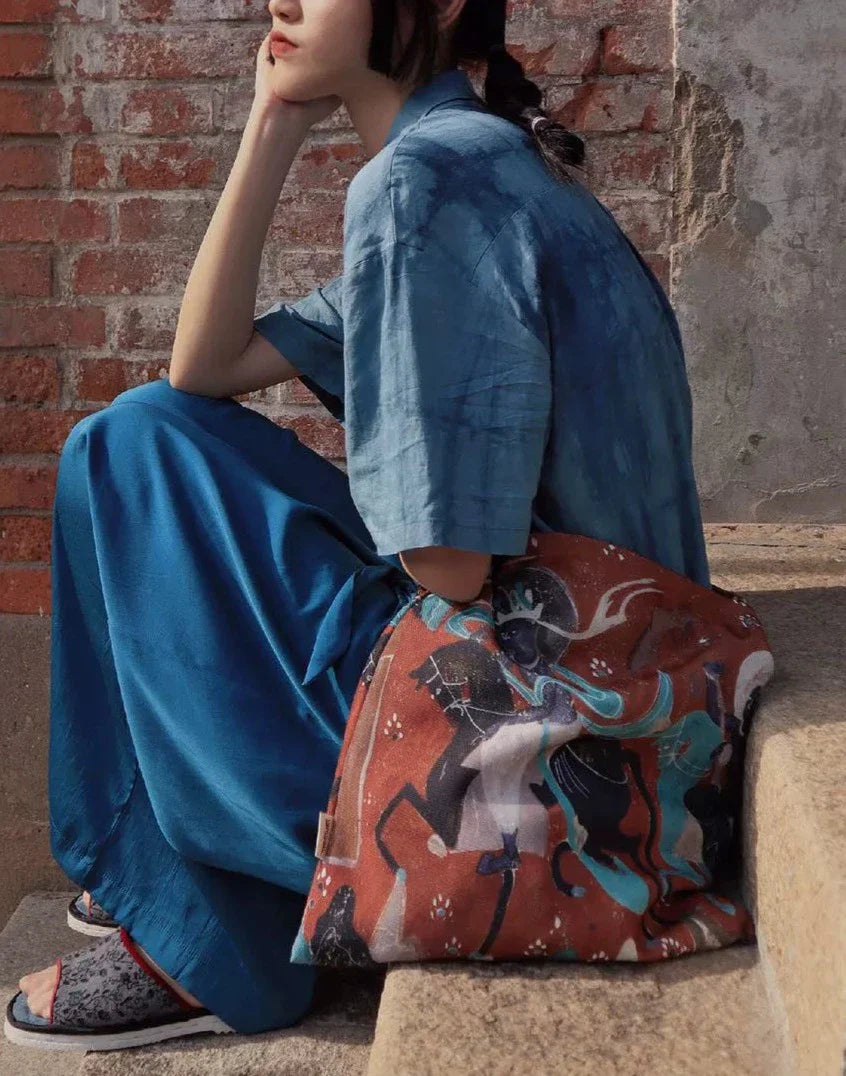 Bi Hua 壁画 Dunhuang Mural Tote bag
