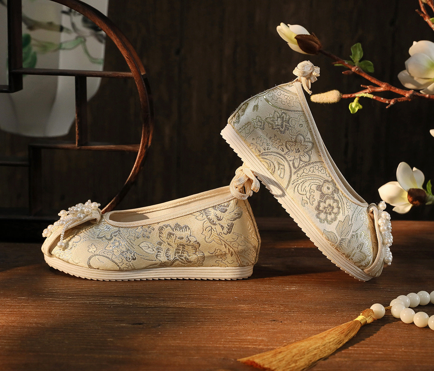 Zhe Zhi 折纸 Складная бумага Song Ming Cloud Head Dengyun Lü Shoes