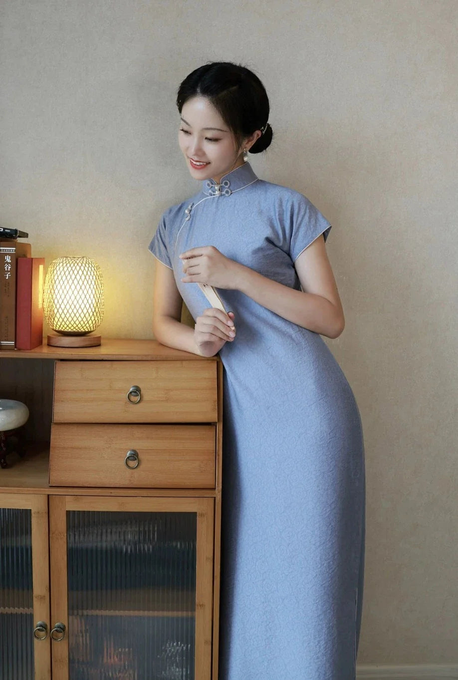 Gu Shu 古书 Daily Pearl Qipao des années 1930