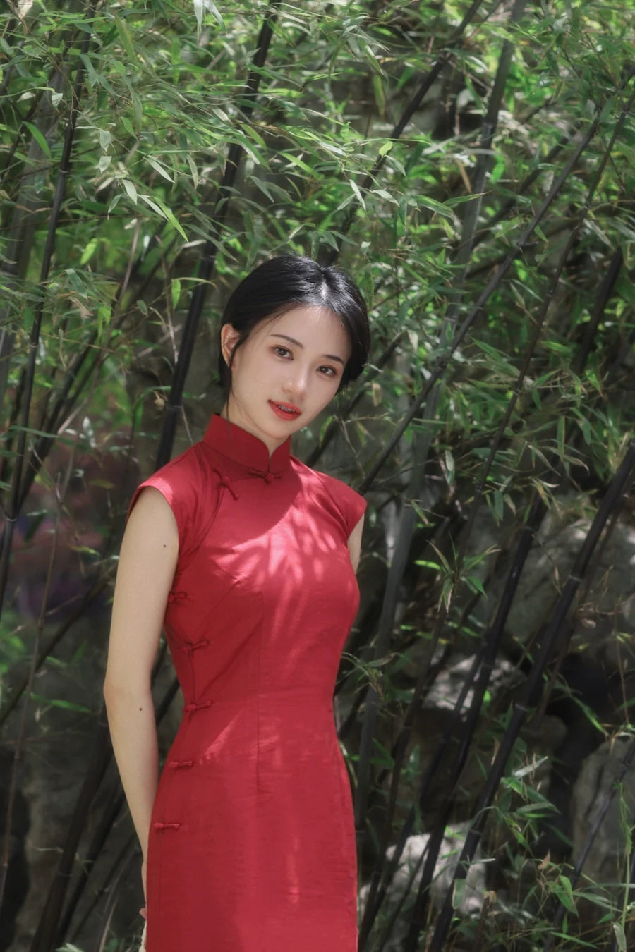 Хун Доу 红豆 Красная фасоль, Рами, 1930-е годы, Ципао с короткими рукавами и рукавами