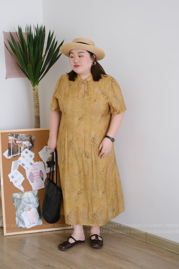 Ю Хуа 油画 Картина маслом Модернизированный большой размер Весна Осень Qipao