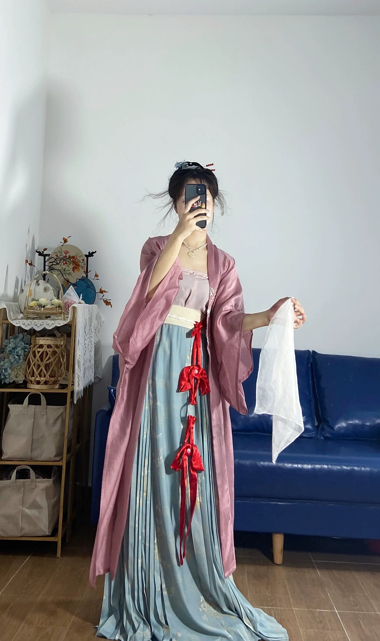 Yunjian Yilan 云间一篮 Юбка Baidiequn «Корзина в облаках» династии Сун