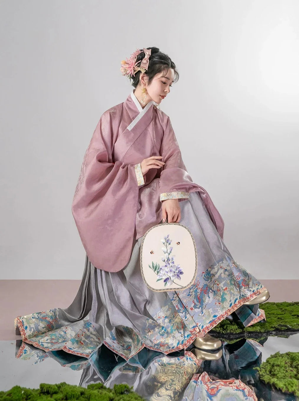 Qilin 麒麟 Jupe Mamian Licorne Dorée