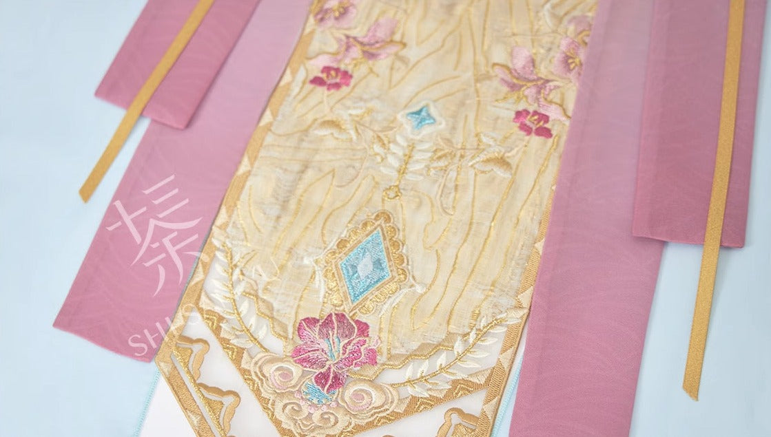 Cherry Blossom Grove 樱花林 Модернизированный комплект Ruqun династии Цзинь Zaju с ласточкиным хвостом