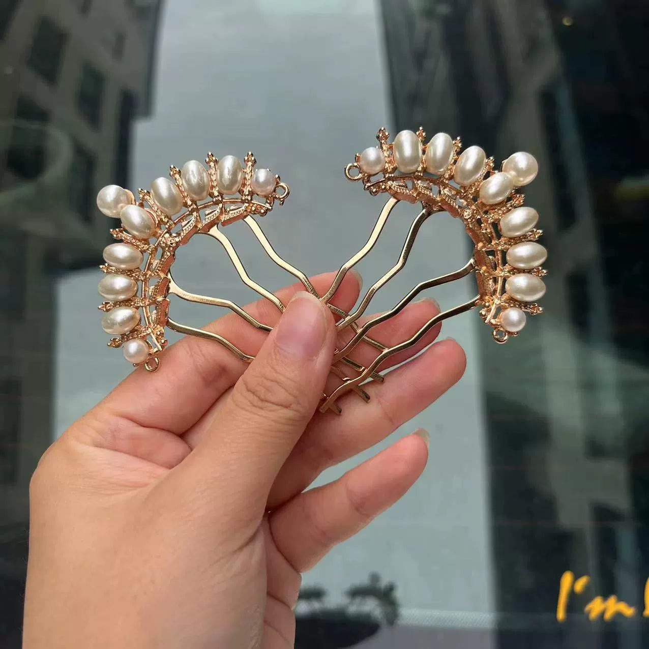 Набор заколок для волос Frost 霜 Ming Dynasty с бирюзой и фениксом