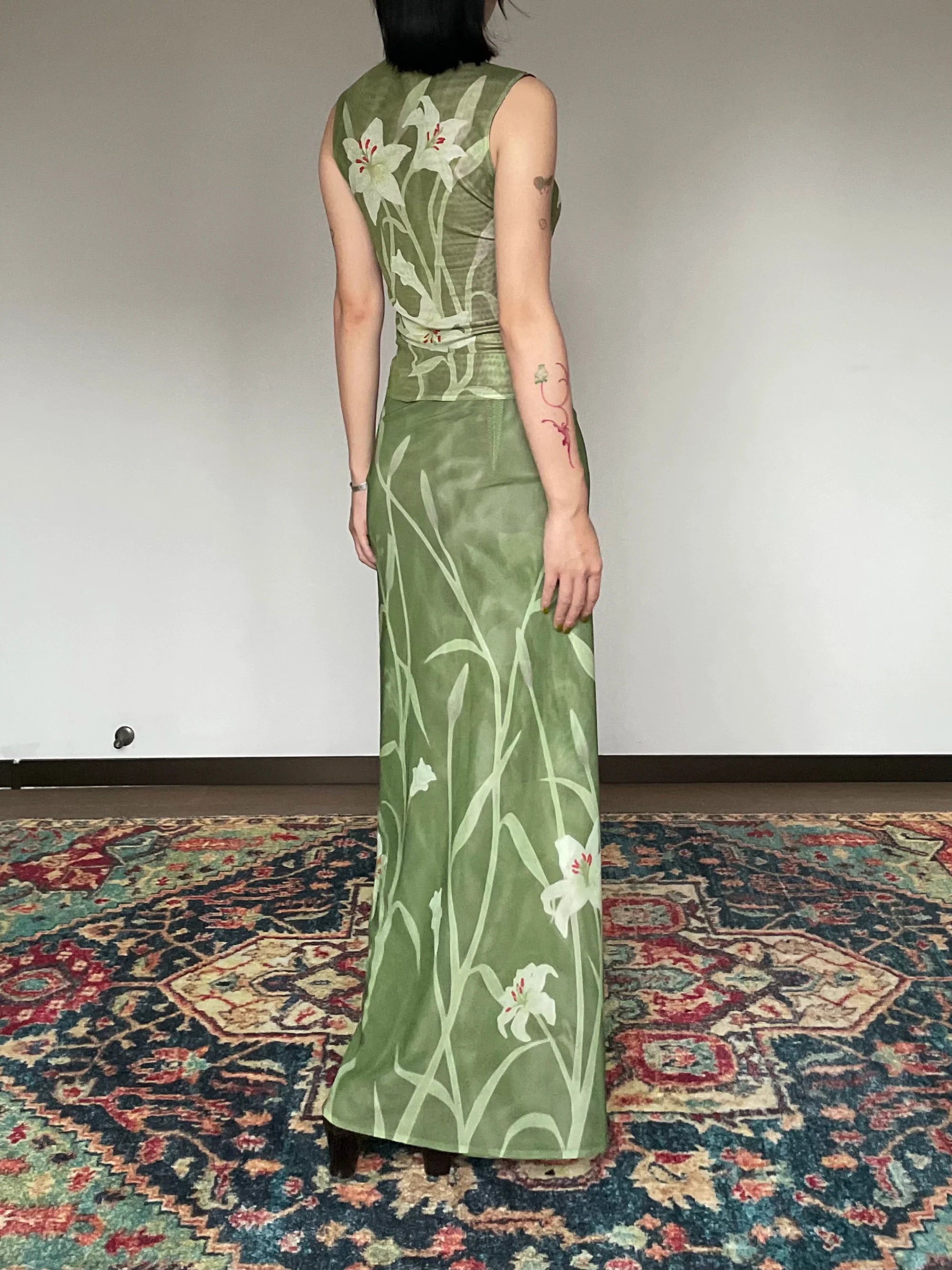 Shi Tou 湿头 Wet Head New Chinese Style Double Sided Sleeveless Qipao Top