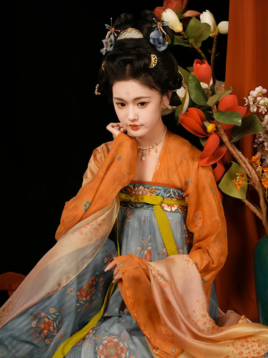 Чанъань 长安 Набор Цисюн Рукюнь с вышивкой времен династии Тан Хэцзы