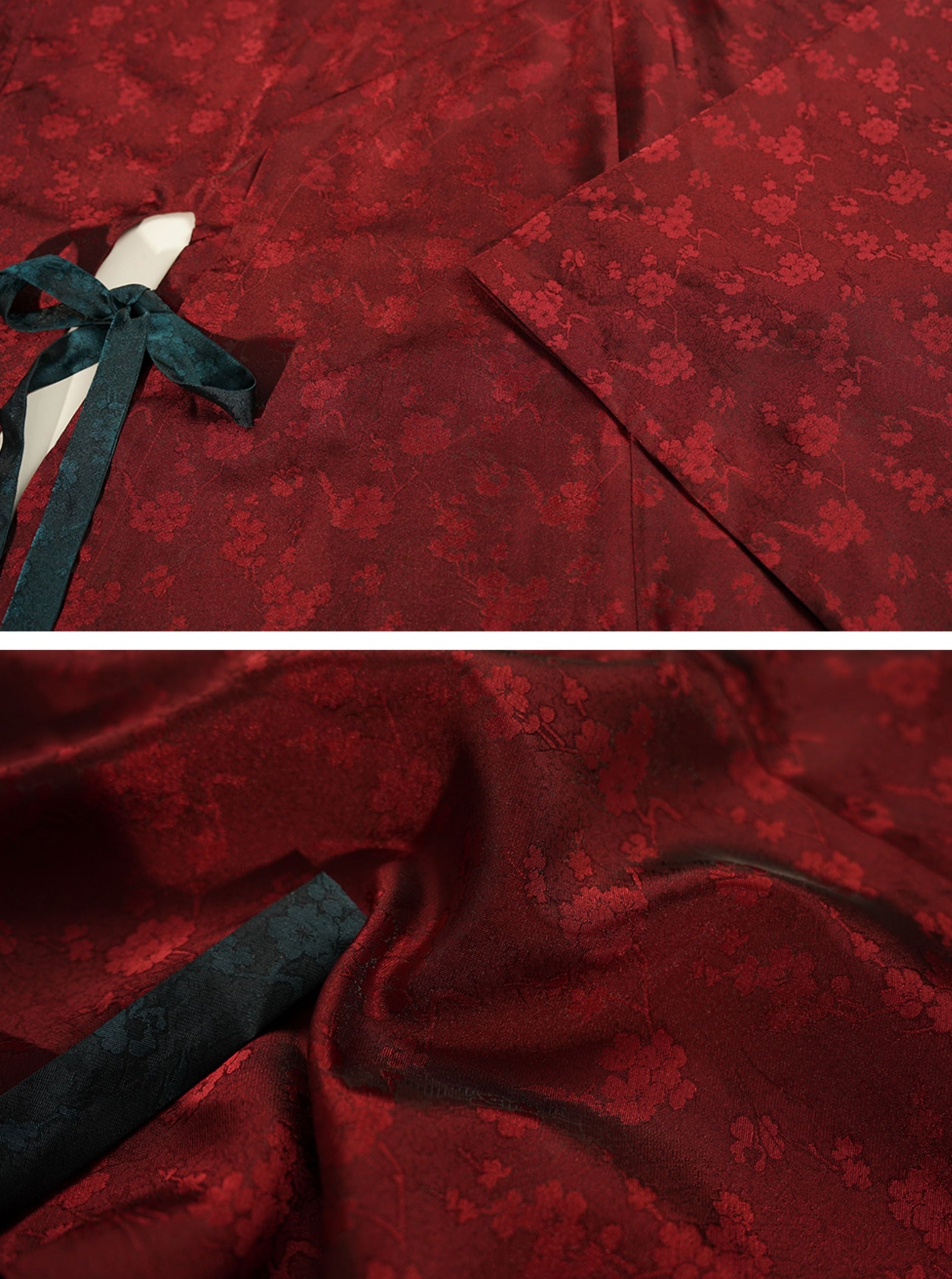 Чжэчжи Мэй 折枝梅 Рубашка со стоячим воротником династии Мин Чаншань со сломанным цветком сливы