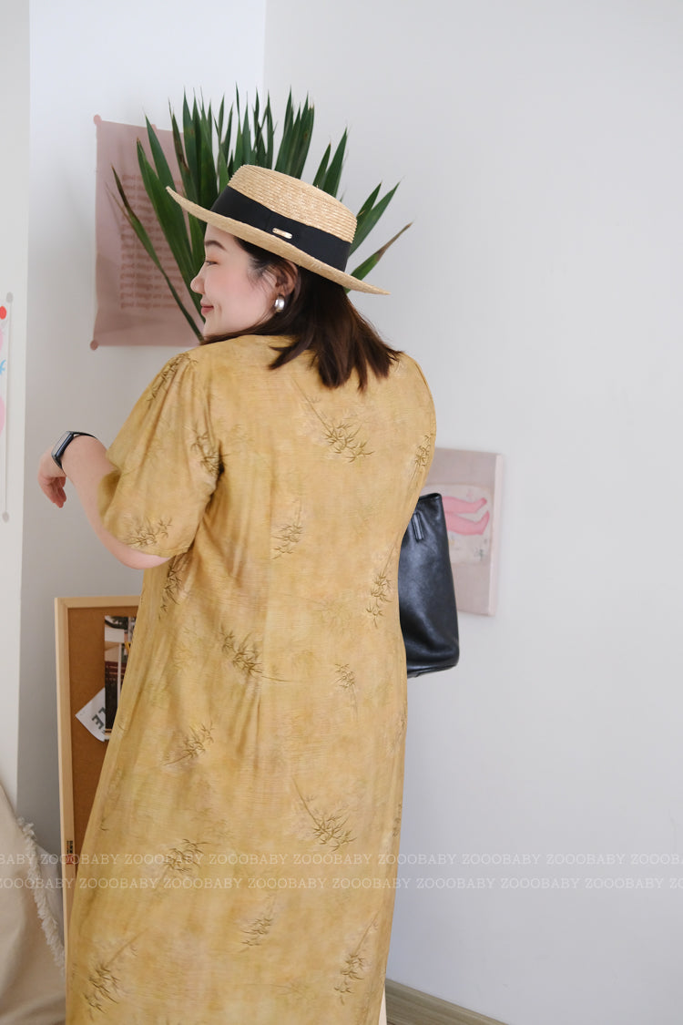 Ю Хуа 油画 Картина маслом Модернизированный большой размер Весна Осень Qipao