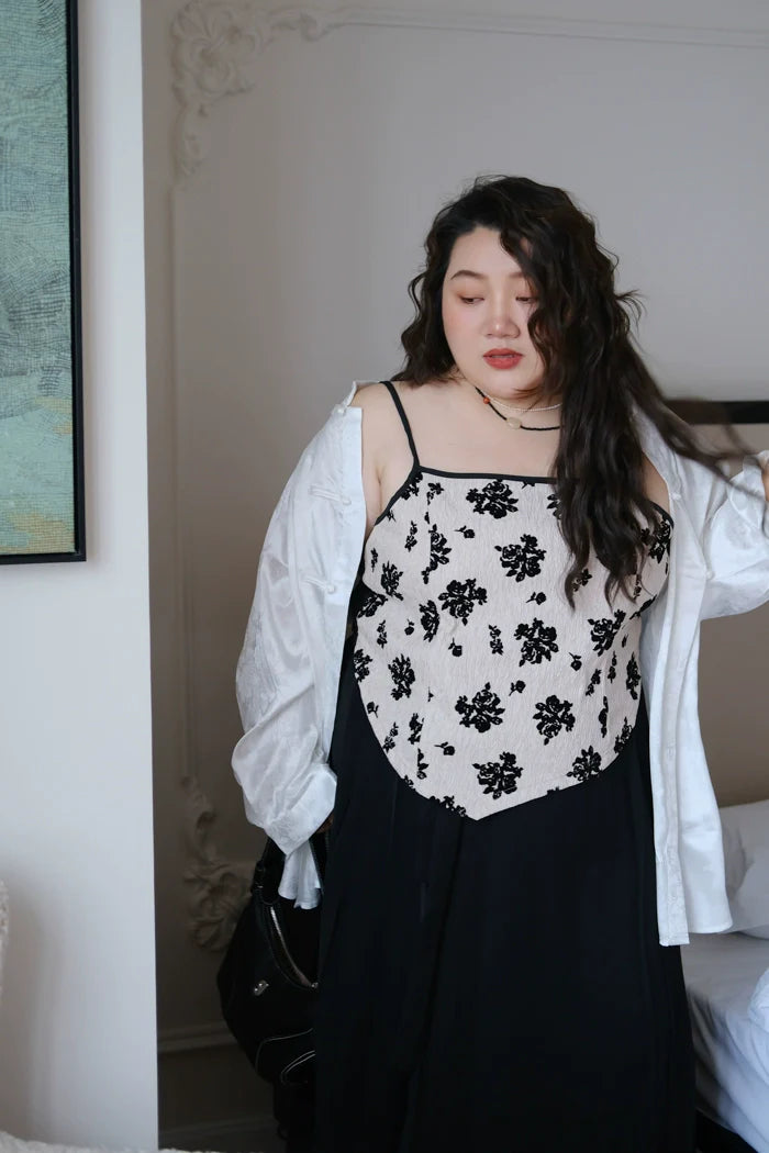 Chai Huo 柴火 Ming Jupe Mamian unie modernisée grande taille