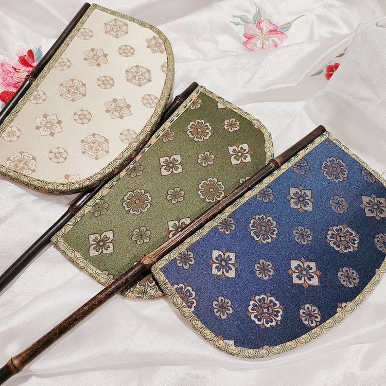 Туан Хуа 团花 Цветочная эмблема унисекс, односторонний веер Ху Шань