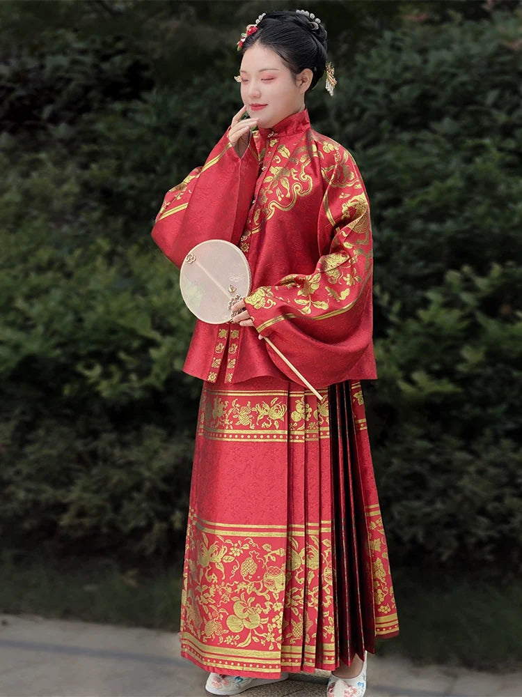 Taozi 桃子 Персиковая юбка Ming Dynasty размера плюс