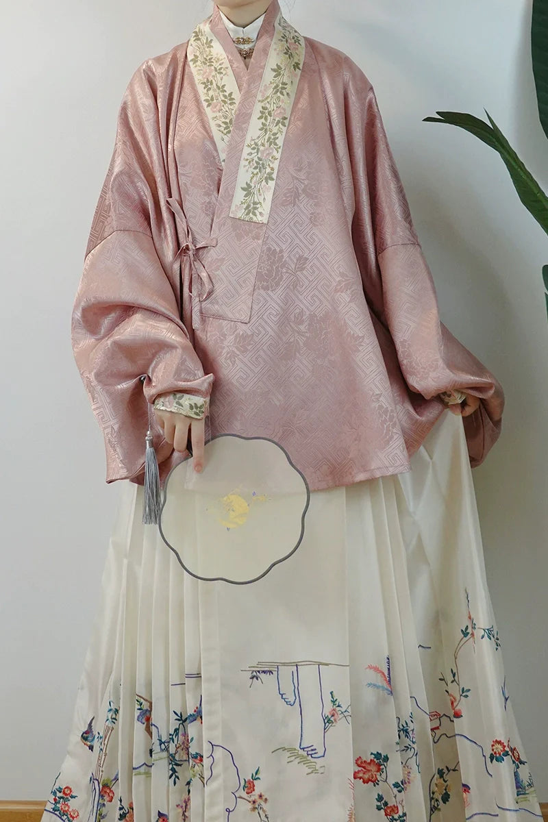 Руохэ 柔和 Династия Мин Цзяолин Рубашка с рукавами Пипа