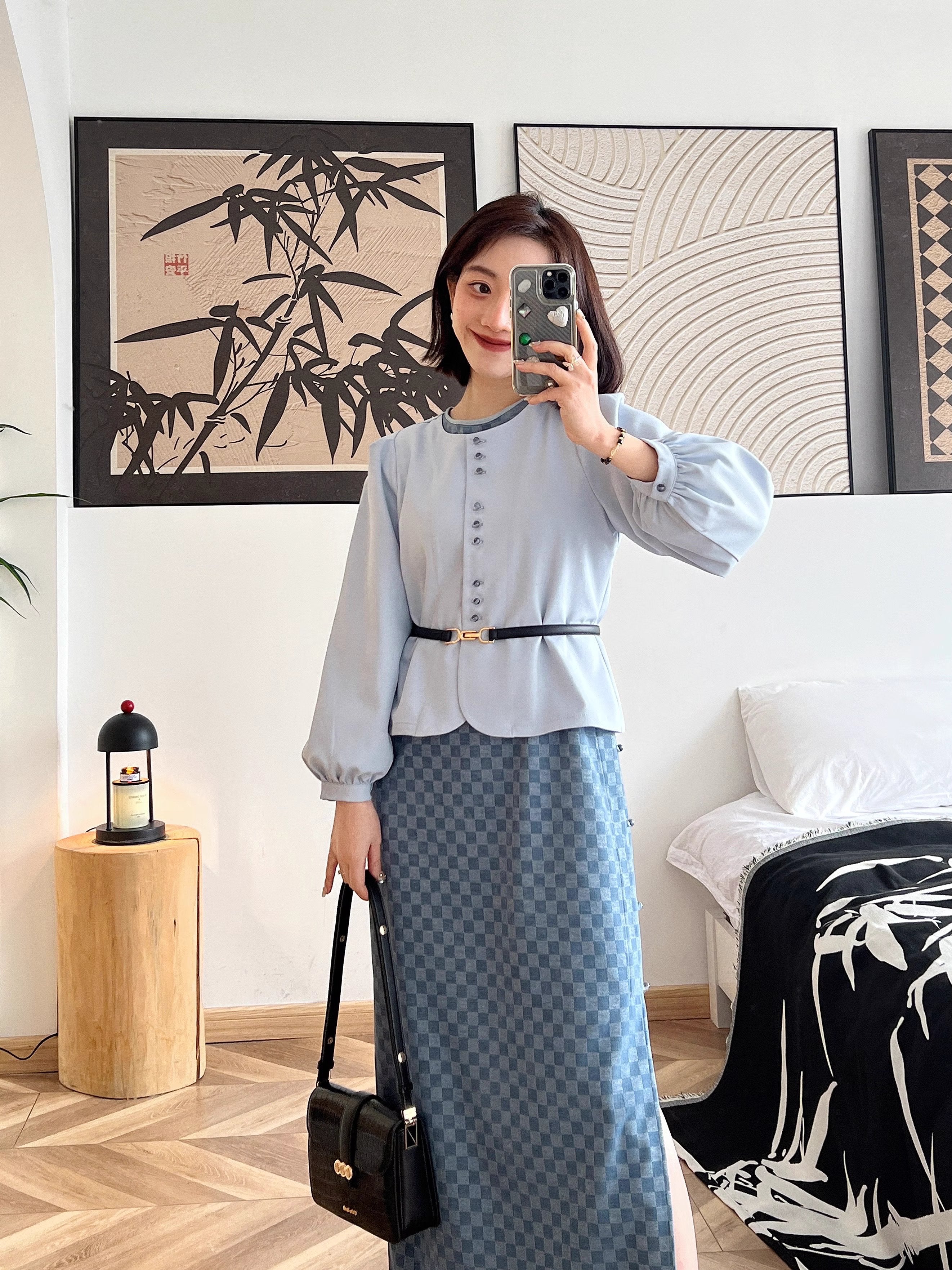 Пять благословений 五福临门 Модернизированный комплект жилета Ципао и Мацзя 1910-х годов