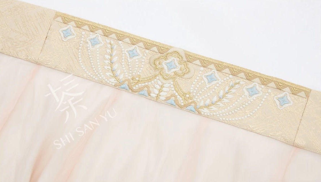 Cherry Blossom Grove 樱花林 Модернизированный комплект Ruqun династии Цзинь Zaju с ласточкиным хвостом