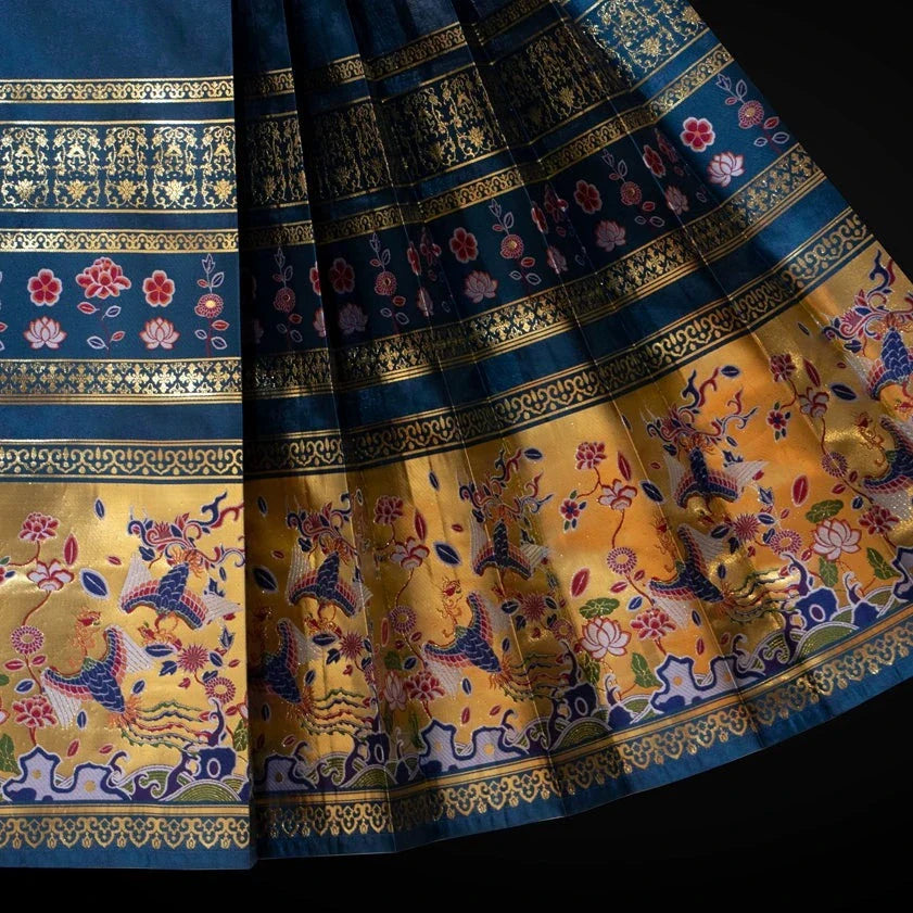 Mudan 牡丹 Jupe Mamian de mariage pivoine et faisan