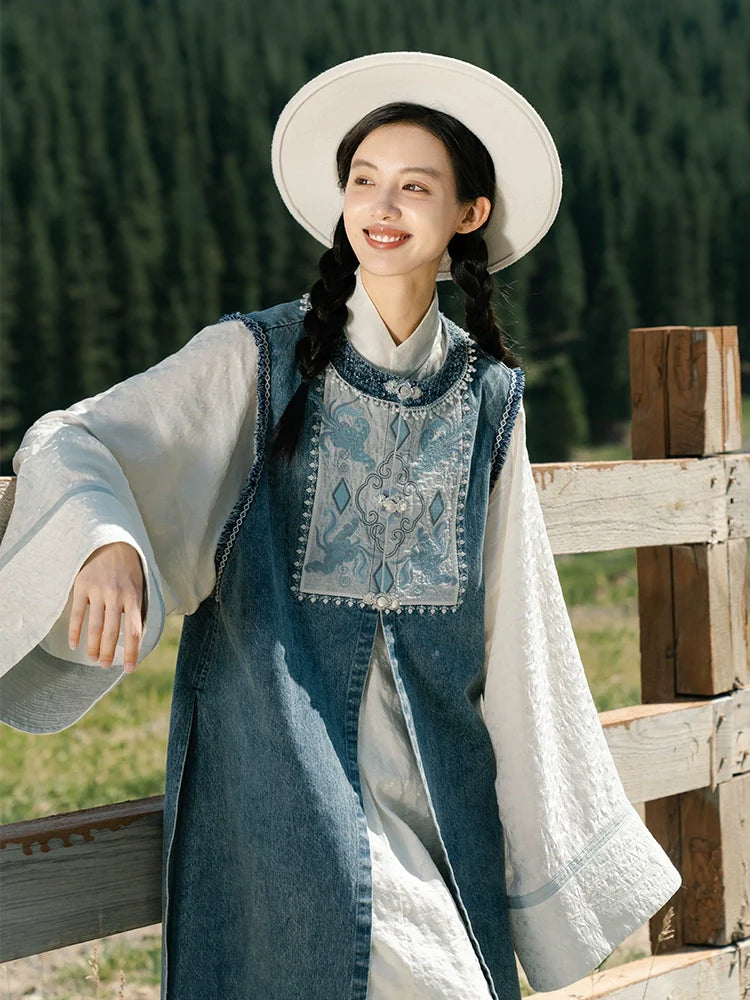 Huan Ying 幻影 Phantom Modernized Ming Dynasty Changshan Top Bijia Huan Ying 幻影 Phantom Modernized Ming Dynasty Changshan Top Bijia