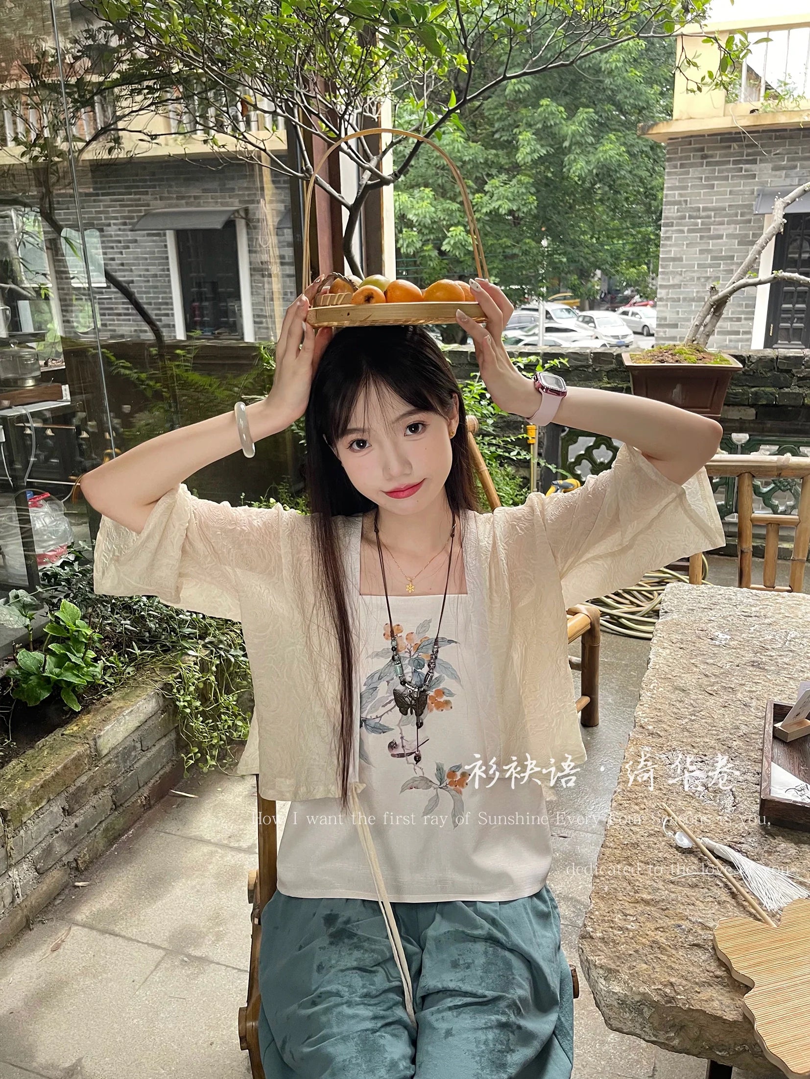 Pantalons à poches 口袋裤 Pantalons et shorts à jambes larges d'été colorés en pur coton