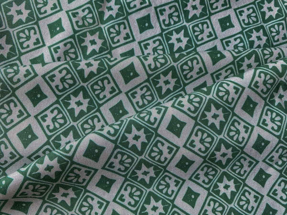 Qing Xing 青荇 Летнее хлопковое шелковое ципао 1930-х годов с короткими рукавами