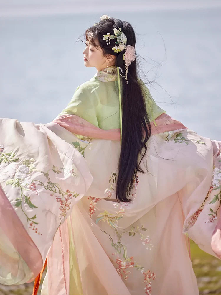 Zhichi Shengxia 咫尺盛夏 Ensemble de fée Daxiushan Qiyaoqun modernisé à l'approche du milieu de l'été