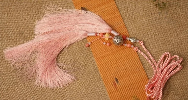 Yufu 渔夫 Рыбацкий пояс с кисточками, унисекс, аксессуар Hanfu